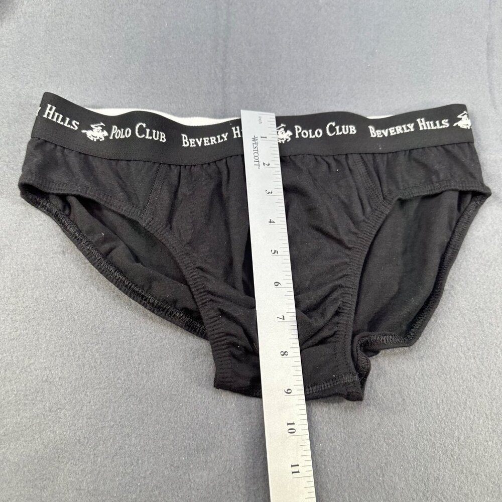 Beverly Hills Polo Club Men's Size Large 42-44 Brief Black New Without Tags - Picture 5 of 6